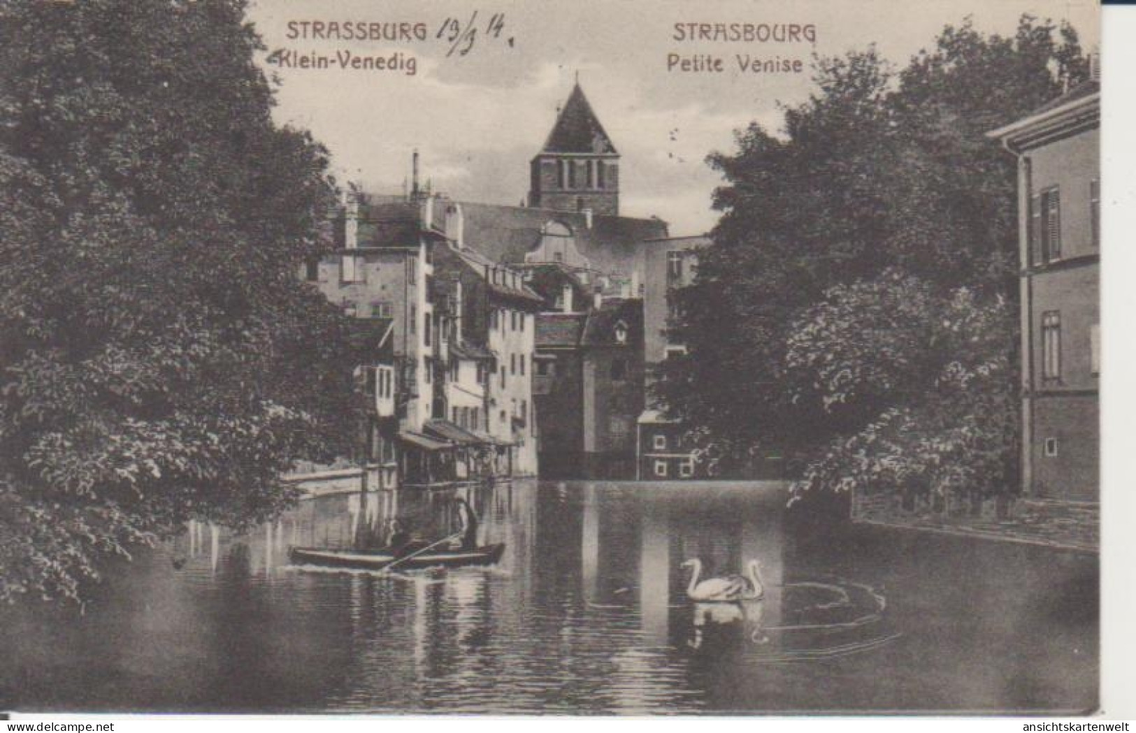Straßburg Klein-Venedig Gl1914 #218.289 - Elsass
