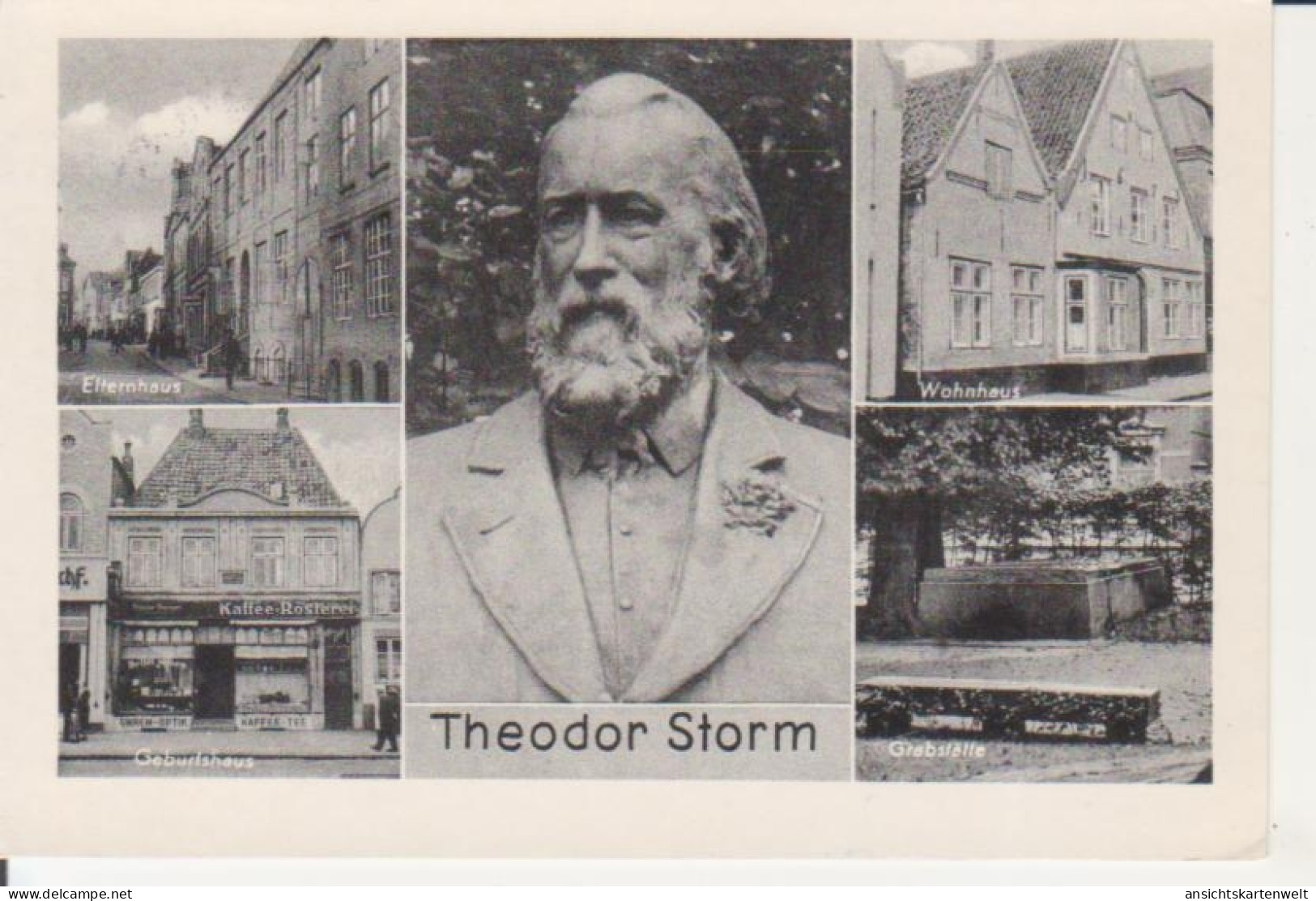 Husum Theodor Storm Elternhaus Wohnhaus Geburtshaus Grabstätte Gl1957 #217.674 - Autres & Non Classés