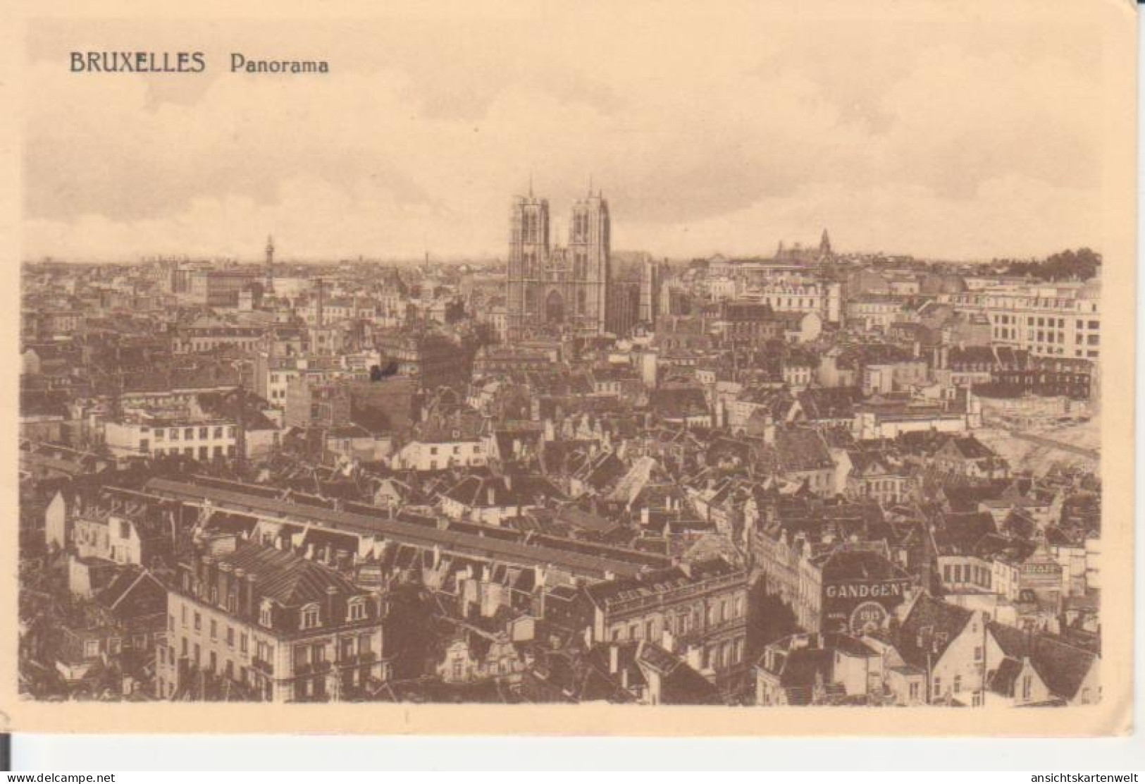 Bruxelles Panorama Feldpgl1915 #217.684 - Andere & Zonder Classificatie