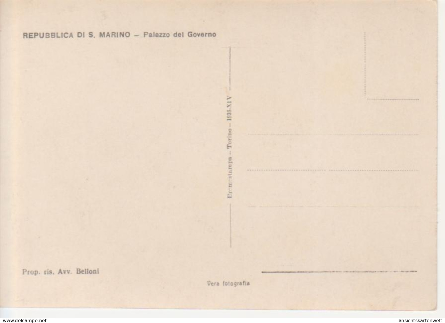 San Marino - Palazzo Del Governo Ngl #217.701 - Saint-Marin