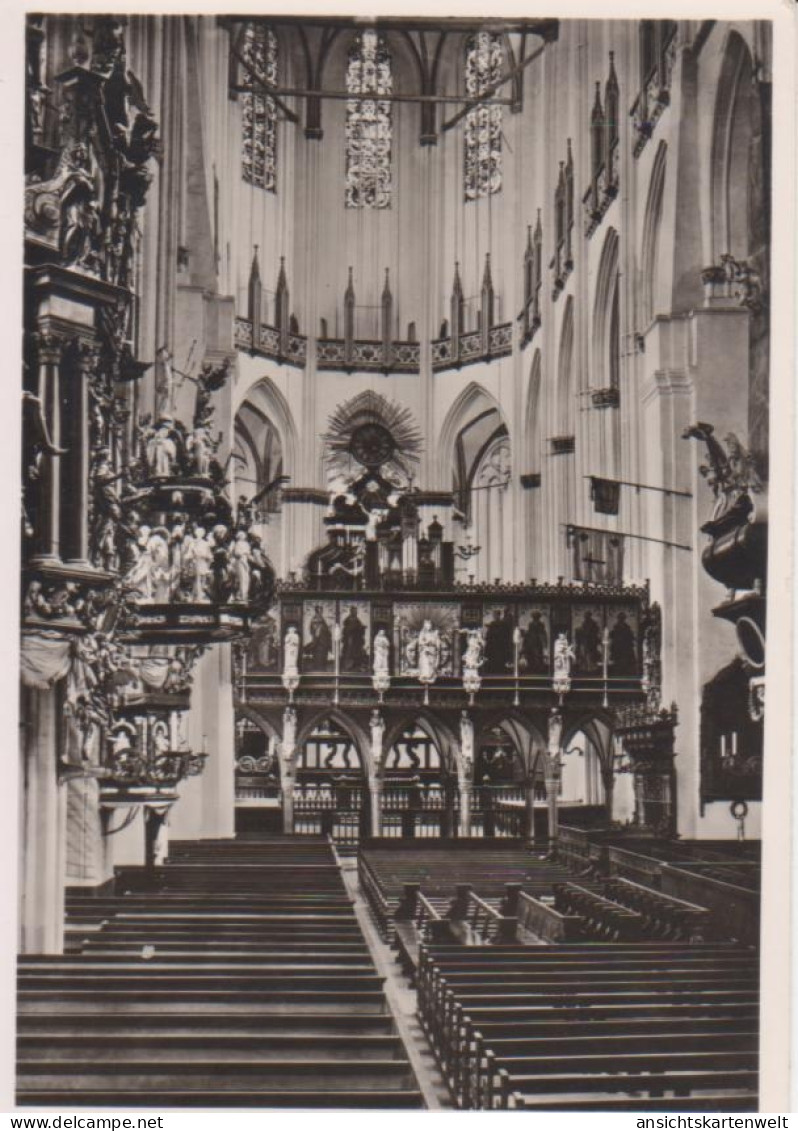 Lübeck St. Marienkirche Mittelschiff Blick Nach Osten Ngl #218.147 - Sonstige & Ohne Zuordnung