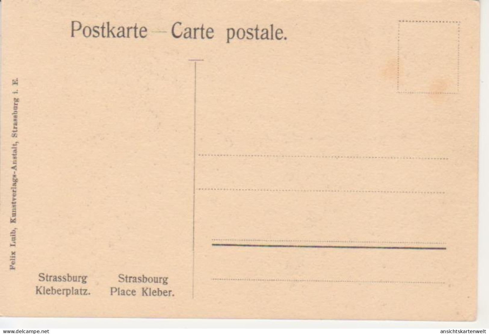 Straßburg Kleberplatz Ngl #217.807 - Elsass