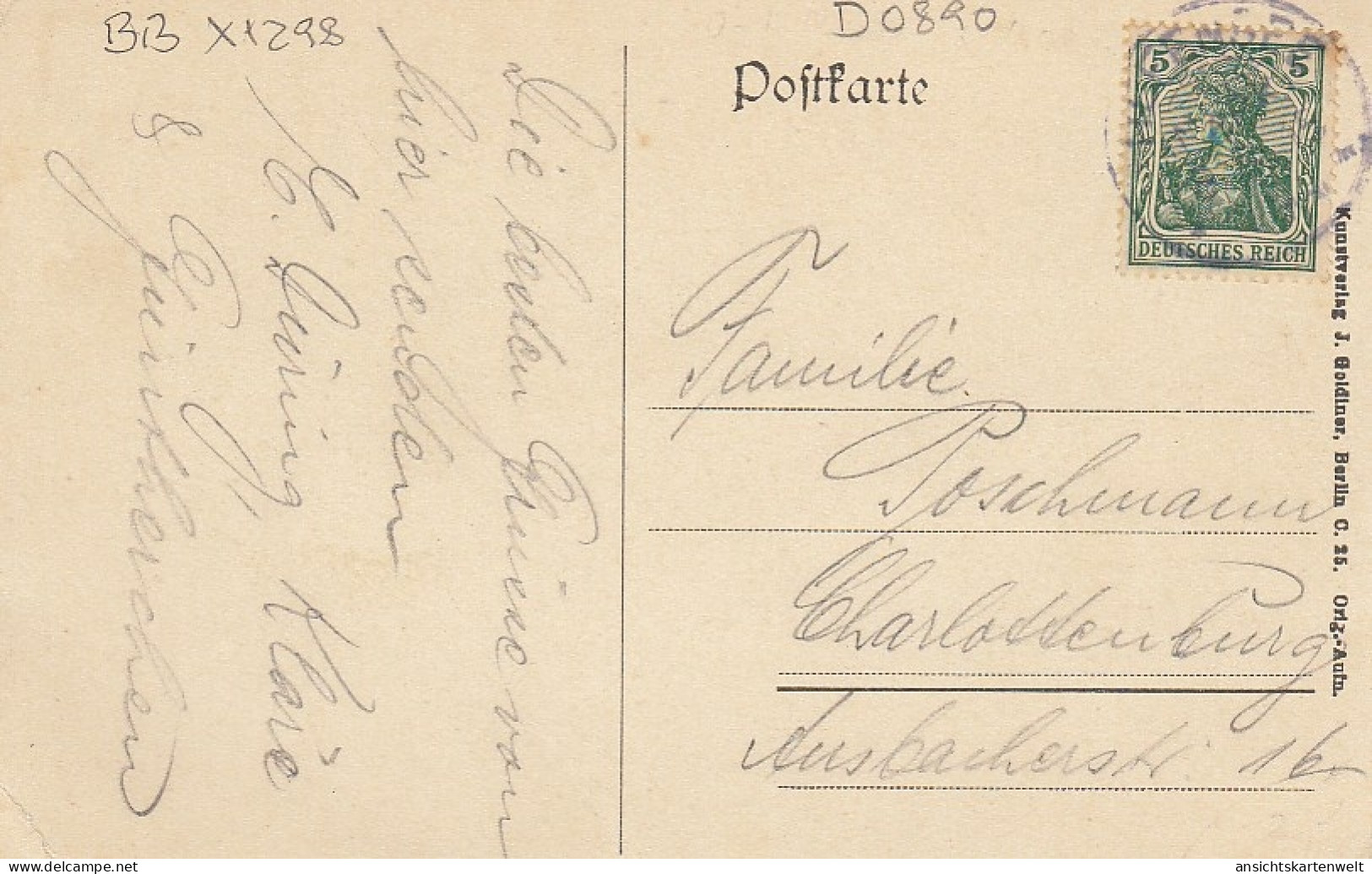 Gruss Aus Dem Blumental Am Gamensee Glum 1910? #D0890 - Andere & Zonder Classificatie