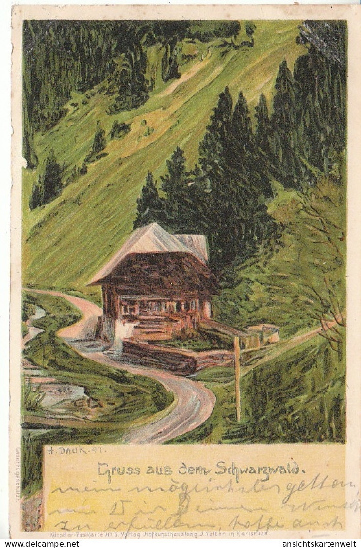 H. DAUER Gruss Schwarzwald-Haus Gl1899 #D0470 - Non Classés