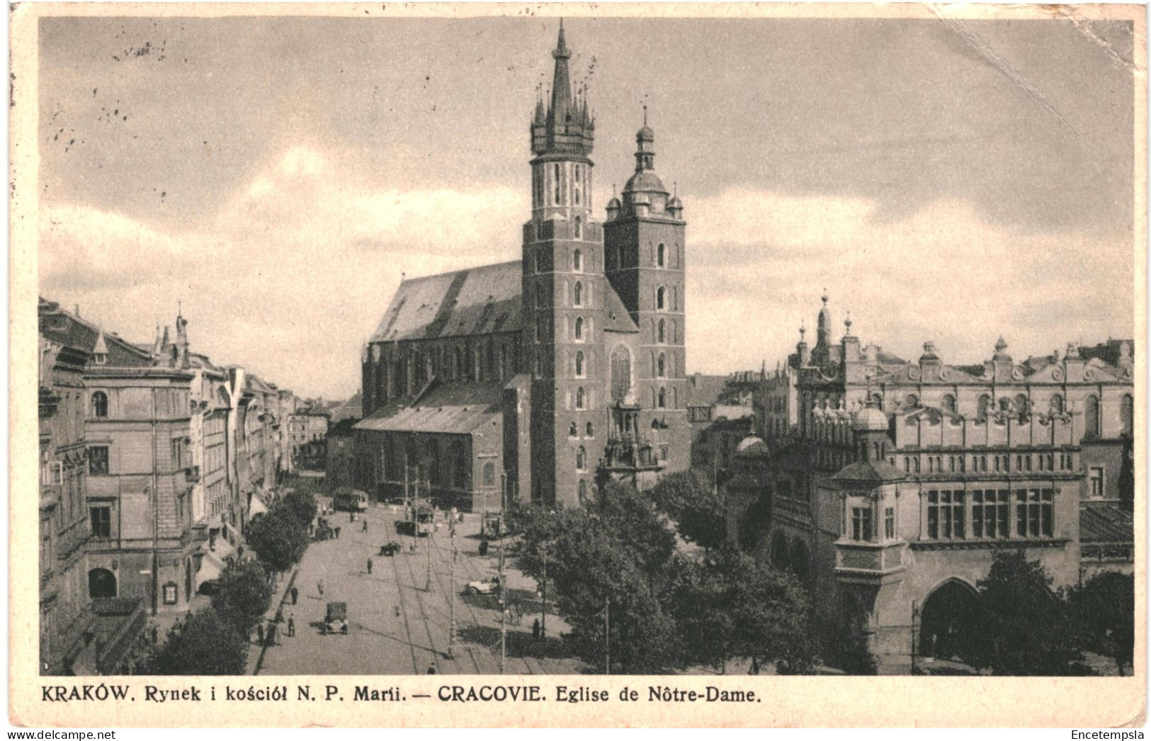 CPA Carte Postale Pologne  Krakow Cracovie  Eglise Notre Dame 1937   VM80108 - Poland