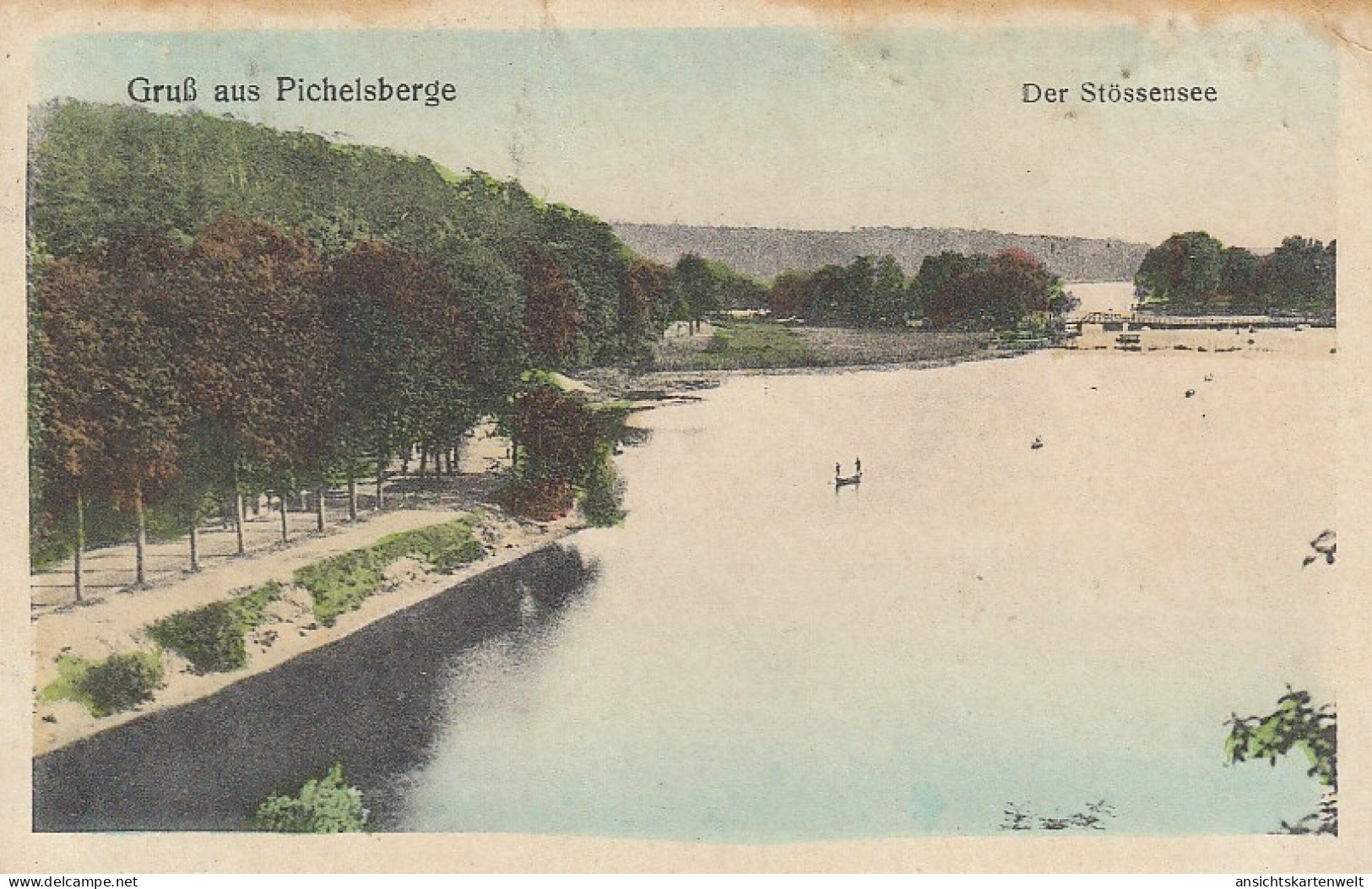 Gruß Aus Pichelsberge - Der Stößensee Gl1925 #D0883 - Andere & Zonder Classificatie