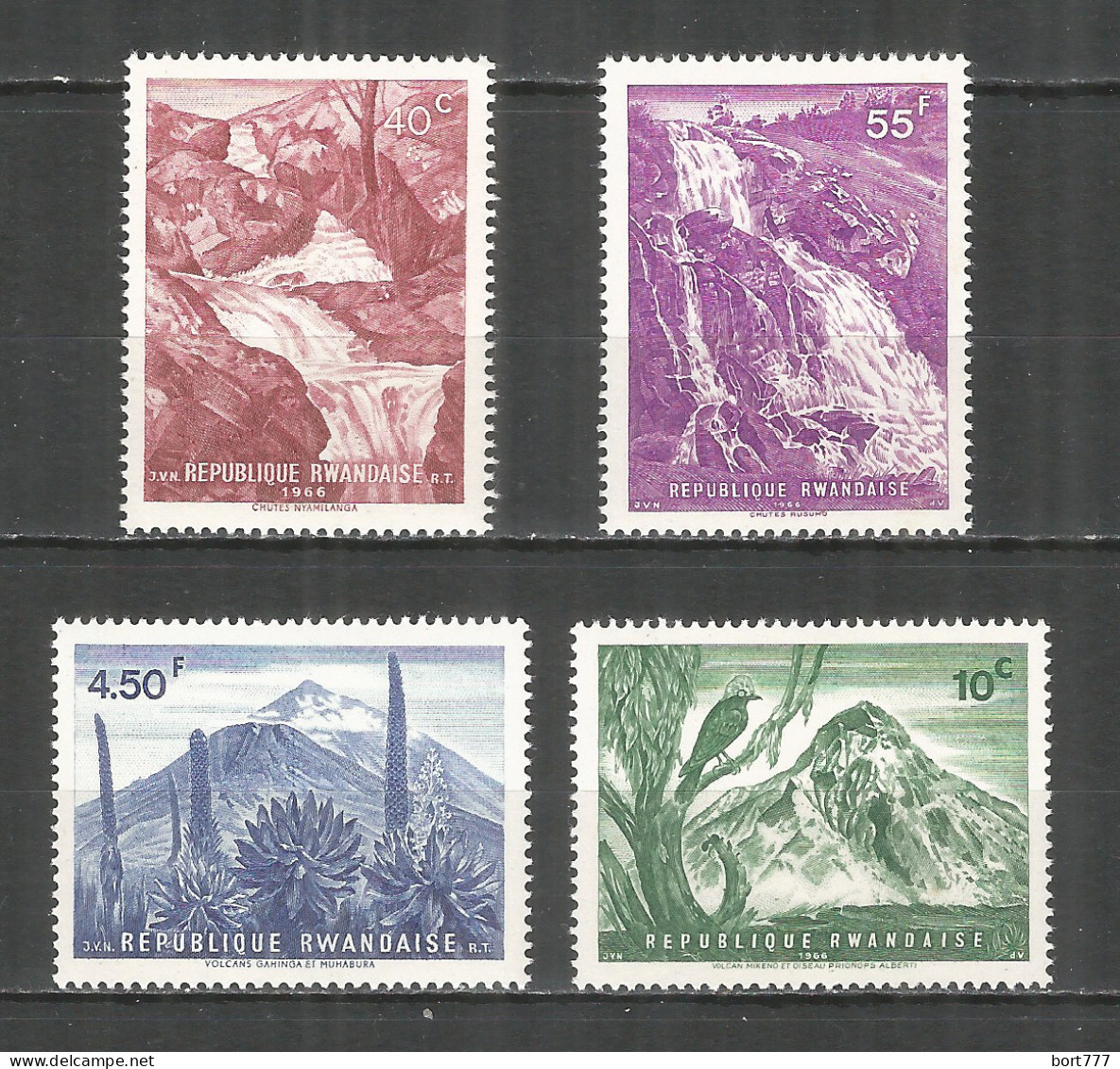 Rwanda 1966 Year ,mint Stamps MNH(**) Mi.# 189-192 - Ungebraucht