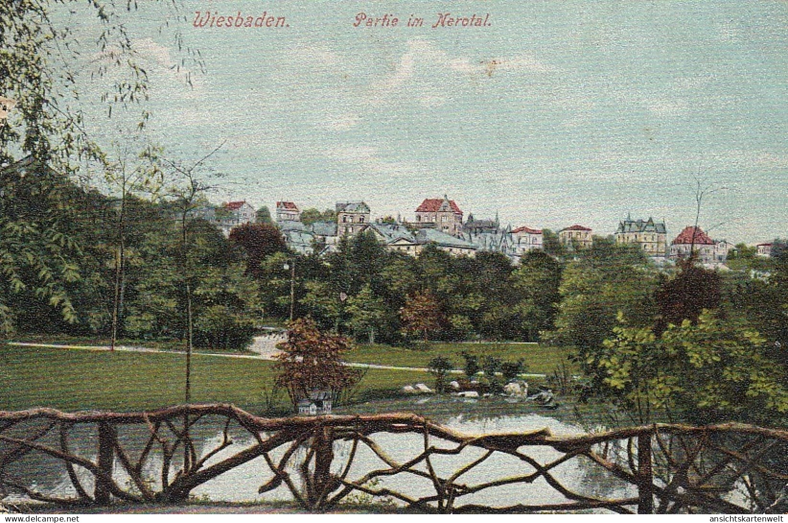 Wiesbaden Partie Im Nerotal Glum 1910? #D1340 - Other & Unclassified