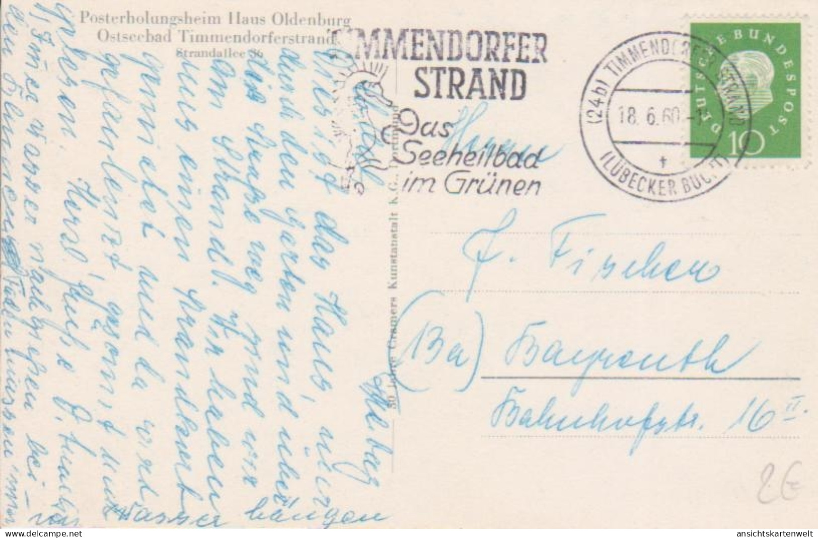 Timmendorfer Strand Haus Oldenburg Gl1960 #217.970 - Autres & Non Classés