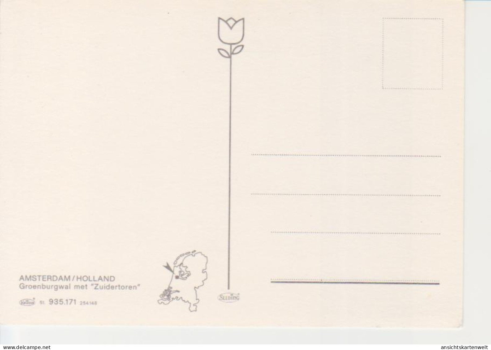 Amsterdam Groenburgwal Met Zuidertoren Ngl #218.349 - Autres & Non Classés