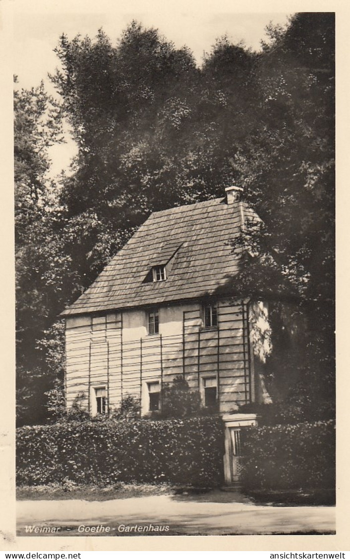 Weimar Goethe's Gartenhaus Gl1941 #D1012 - Autres & Non Classés