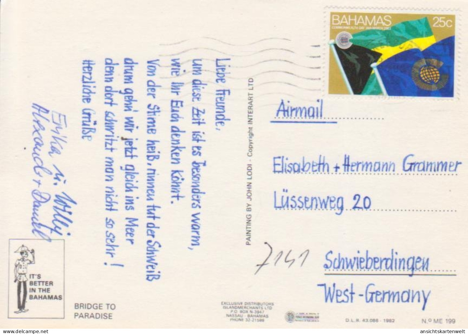 Bahamas Bridge To Paradise Glca.1980 #218.373 - Other & Unclassified