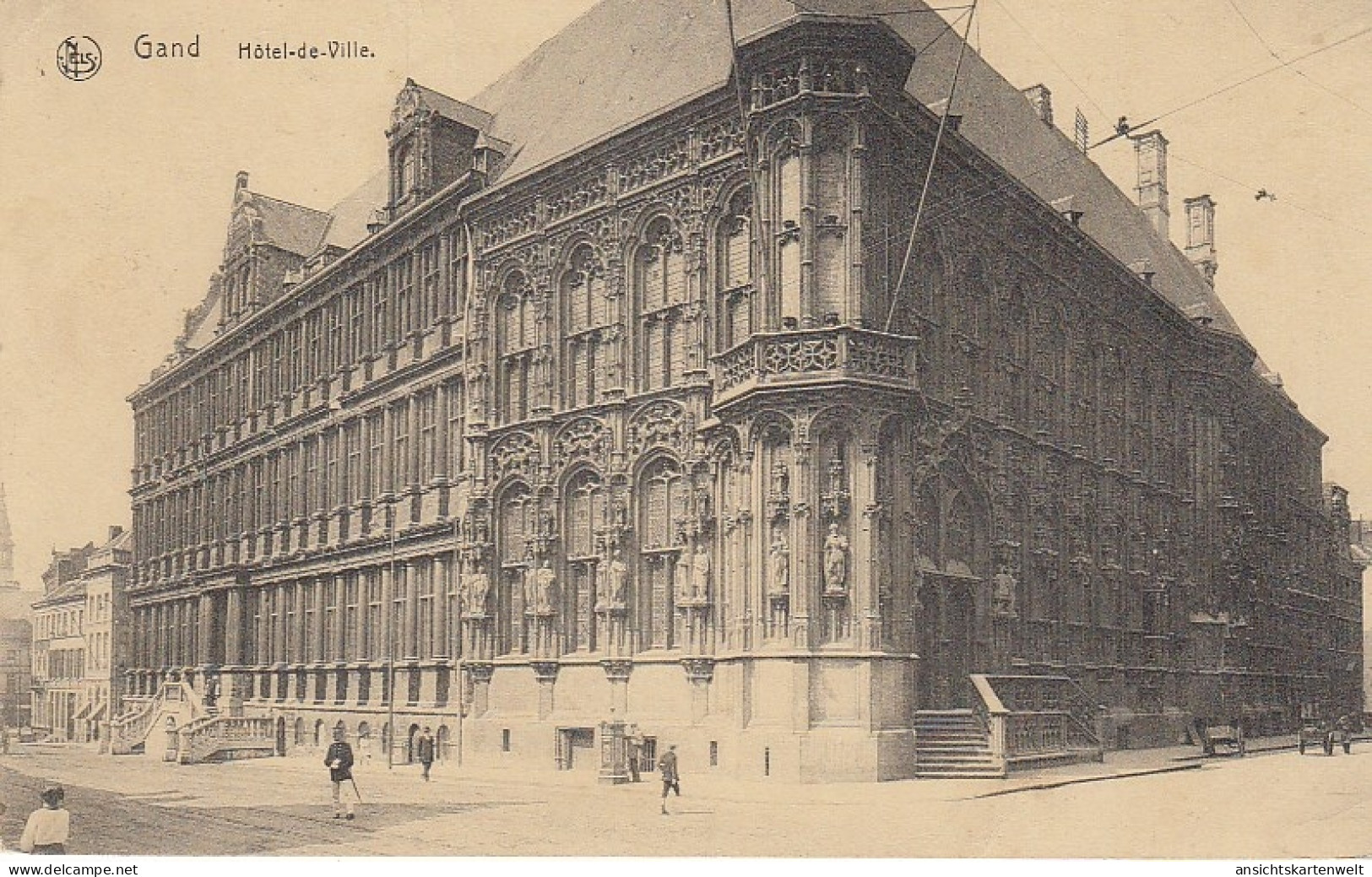 Gand, Hôtel-de-Ville Feldpgl1916 #D1615 - Andere & Zonder Classificatie