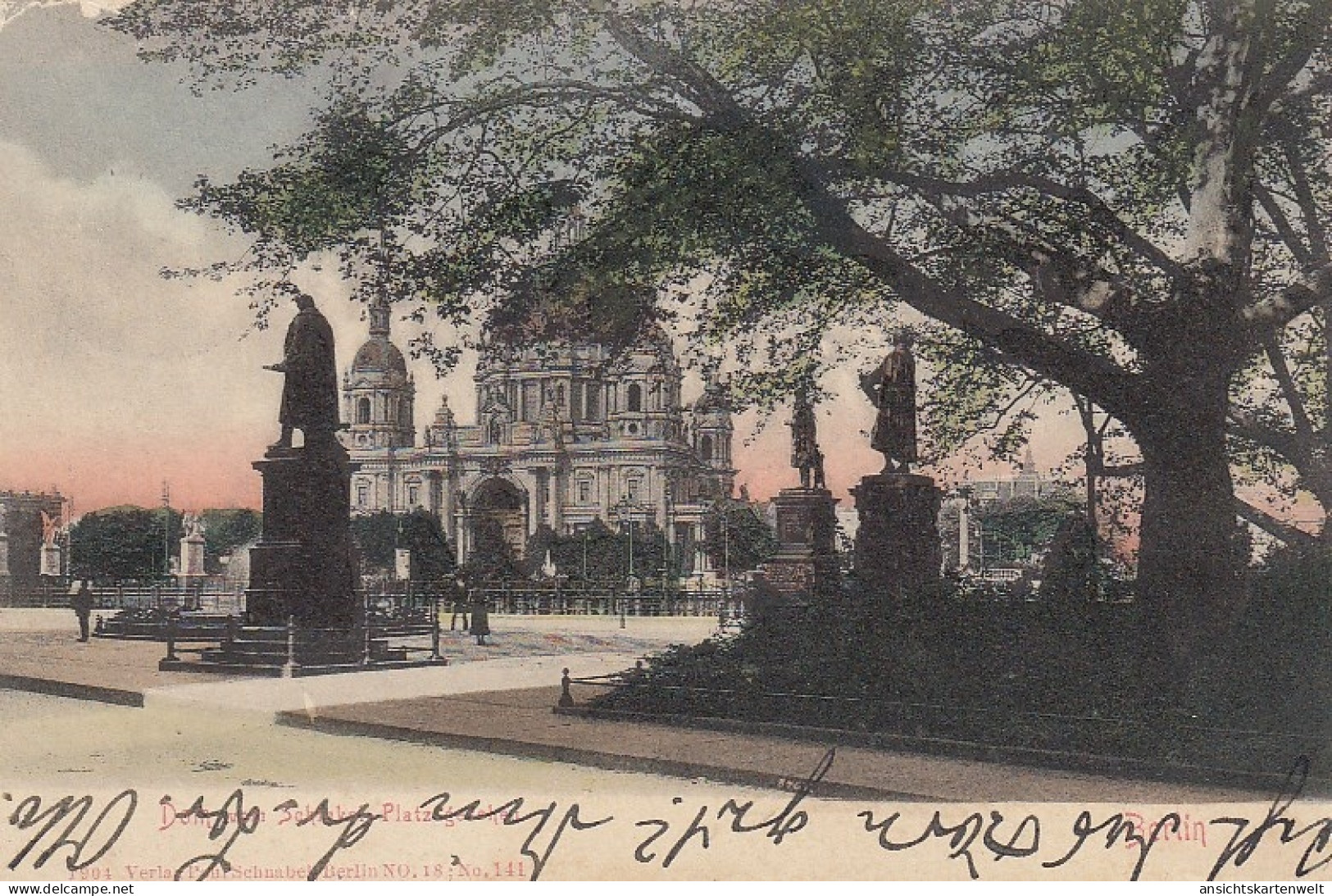 Berlin Dom Vom Schinkel-Platz Gesehen Gl1908 #D1405 - Otros & Sin Clasificación