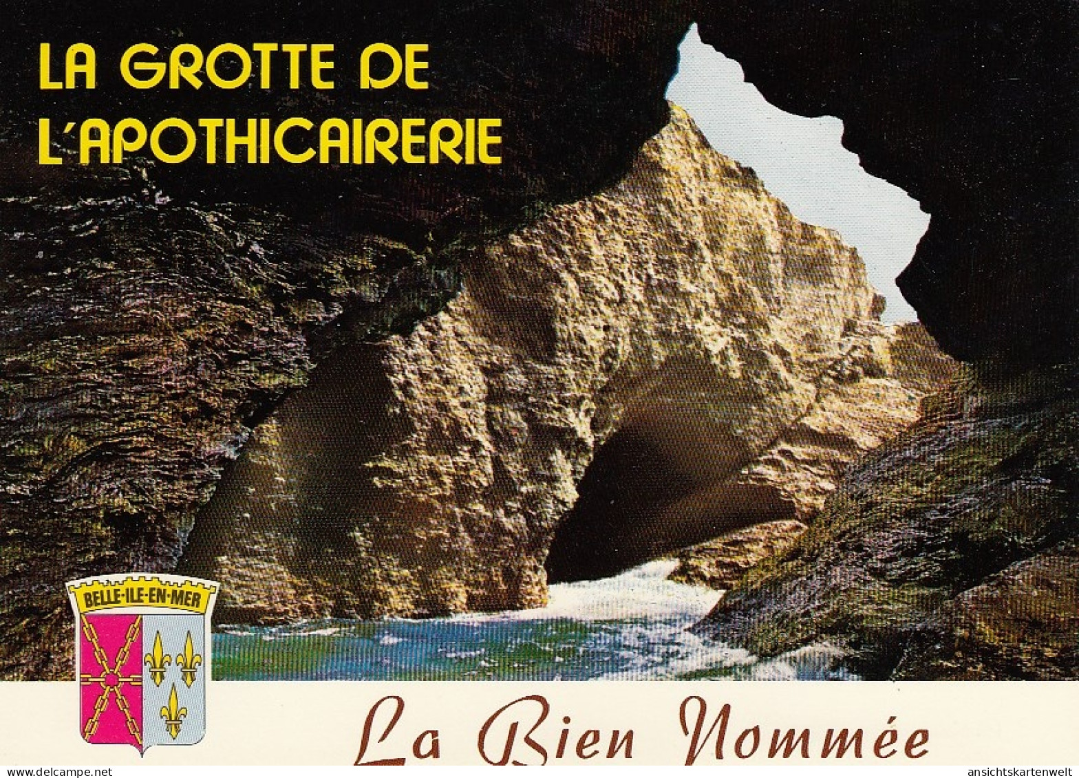 Belle-Ile En Mer (Bret), La Grotte De L'Apothicairerie Ngl #D1632 - Belle Ile En Mer