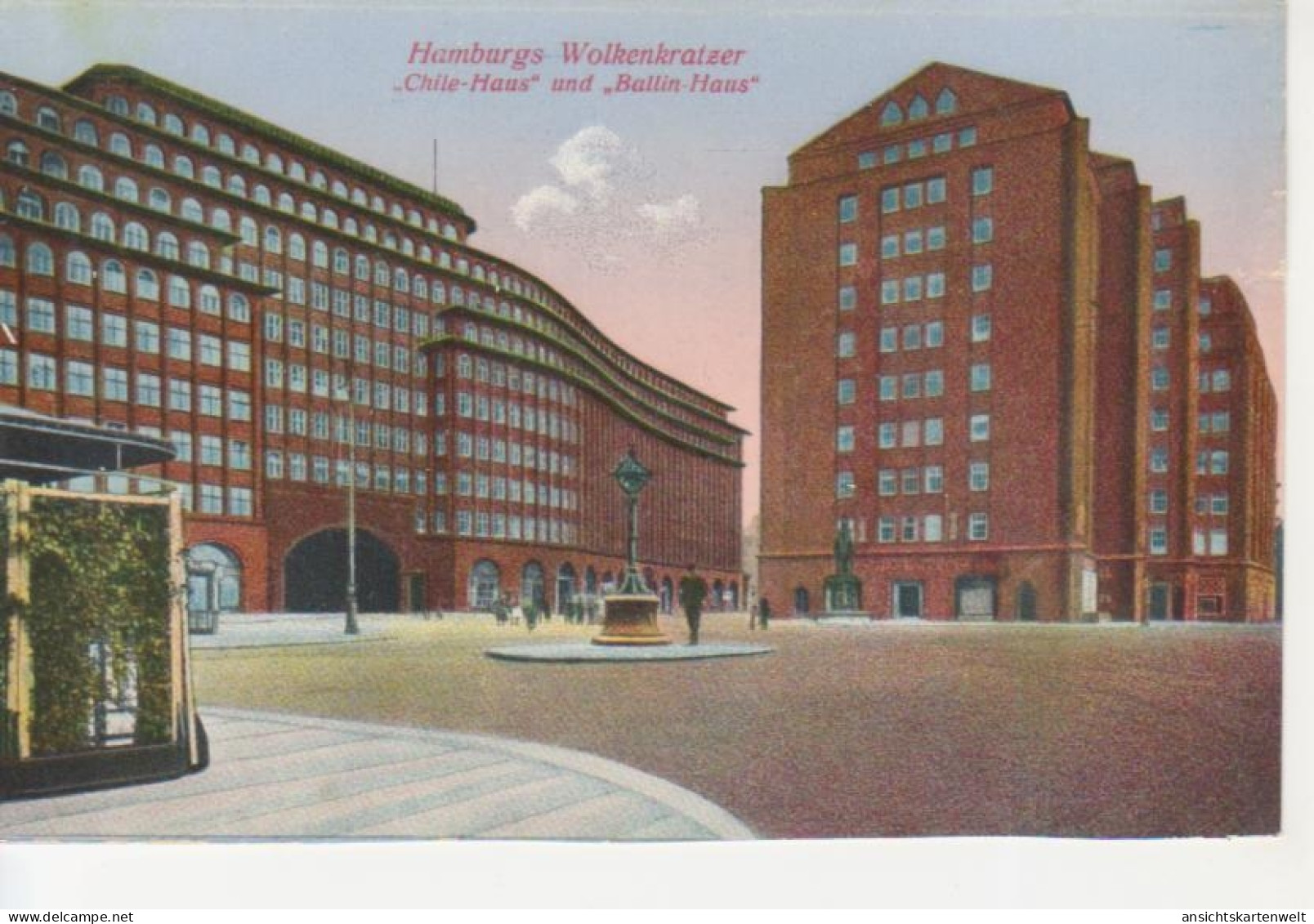Hamburg Wolkenkratzer Chile-Haus Und Ballin-Haus Ngl #218.681 - Altri & Non Classificati