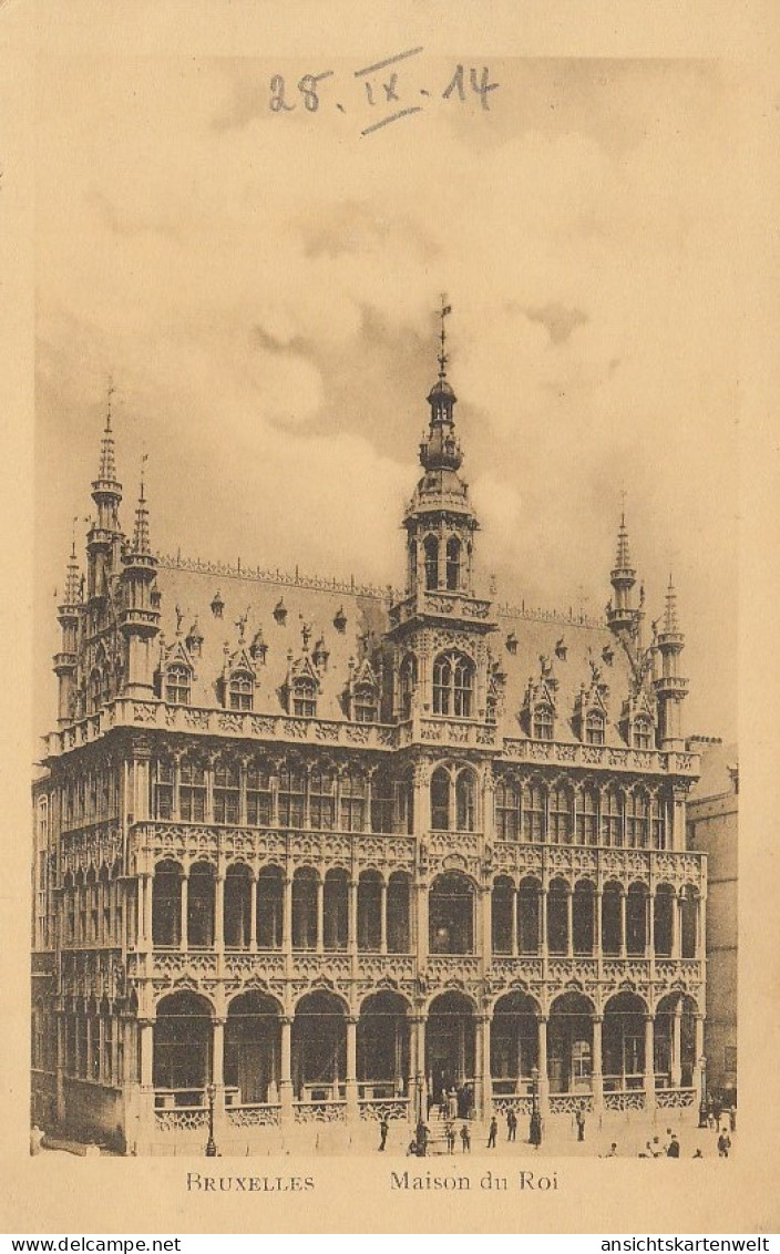 Bruxelles Maison Du Roi Feldpgl1914 #D1212 - Andere & Zonder Classificatie