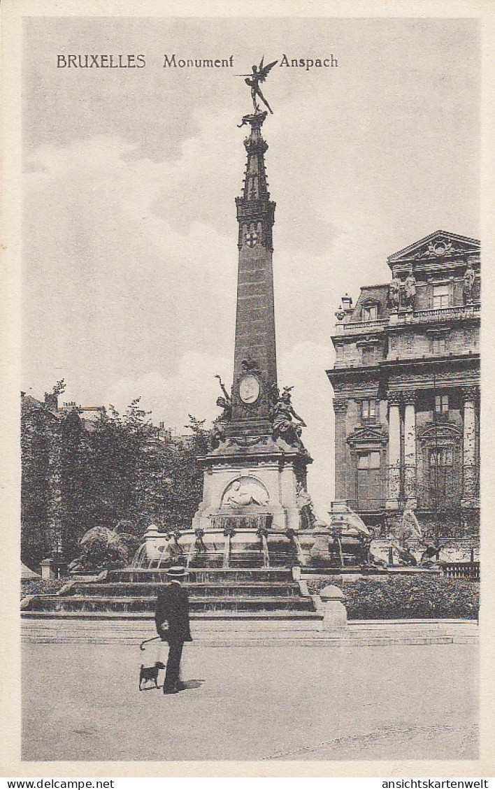 Bruxelles, Monument Anspach Ngl #D1617 - Autres & Non Classés