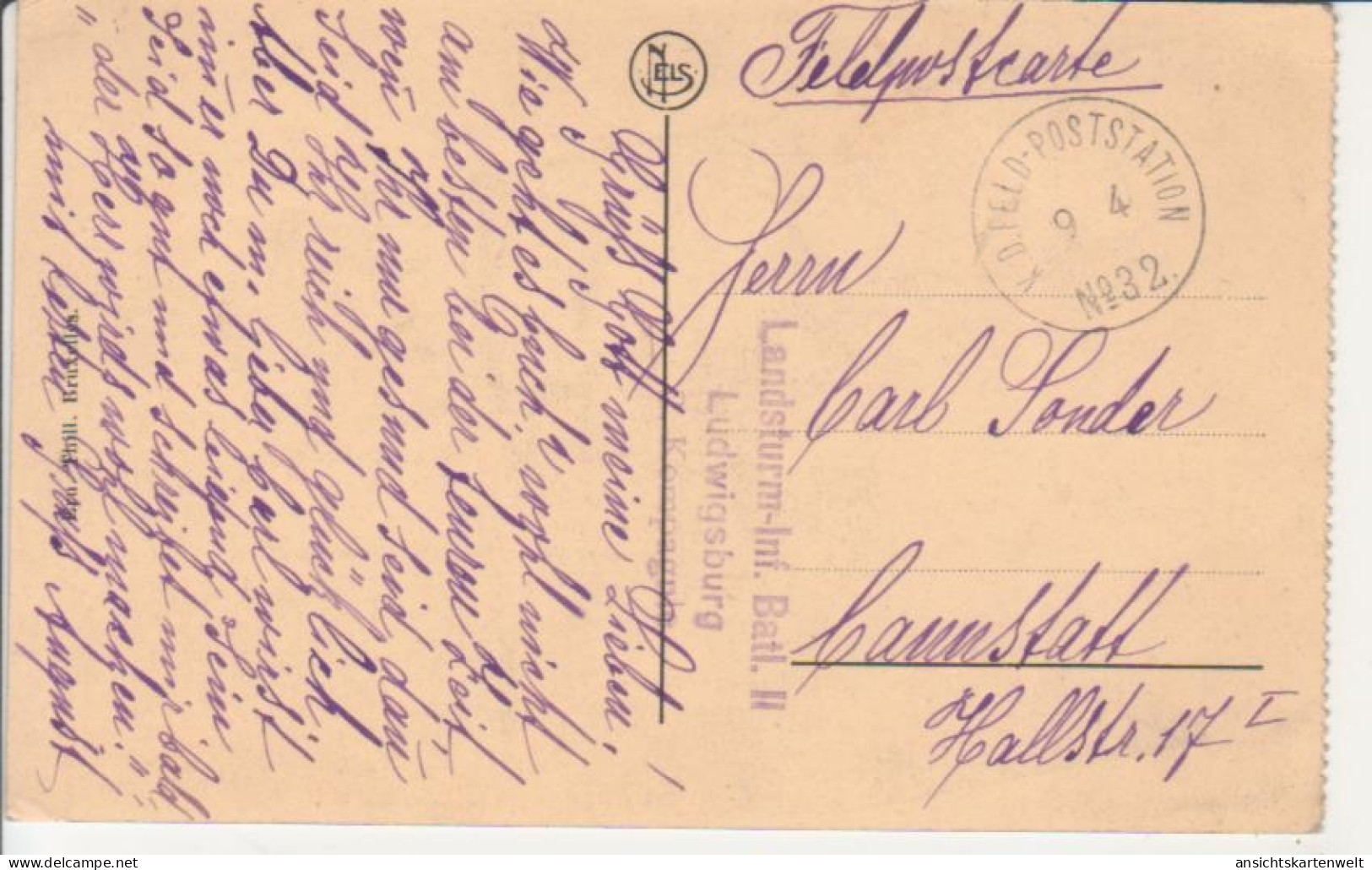 Antwerpen Le Steen Feldpglca.1915 #218.593 - Other & Unclassified