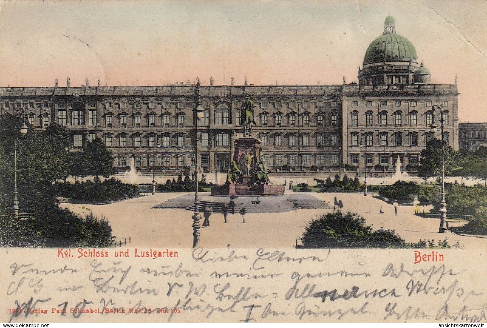 Berlin Kgl.Schloss Und Lustgarten Gl1905 #D2344 - Other & Unclassified