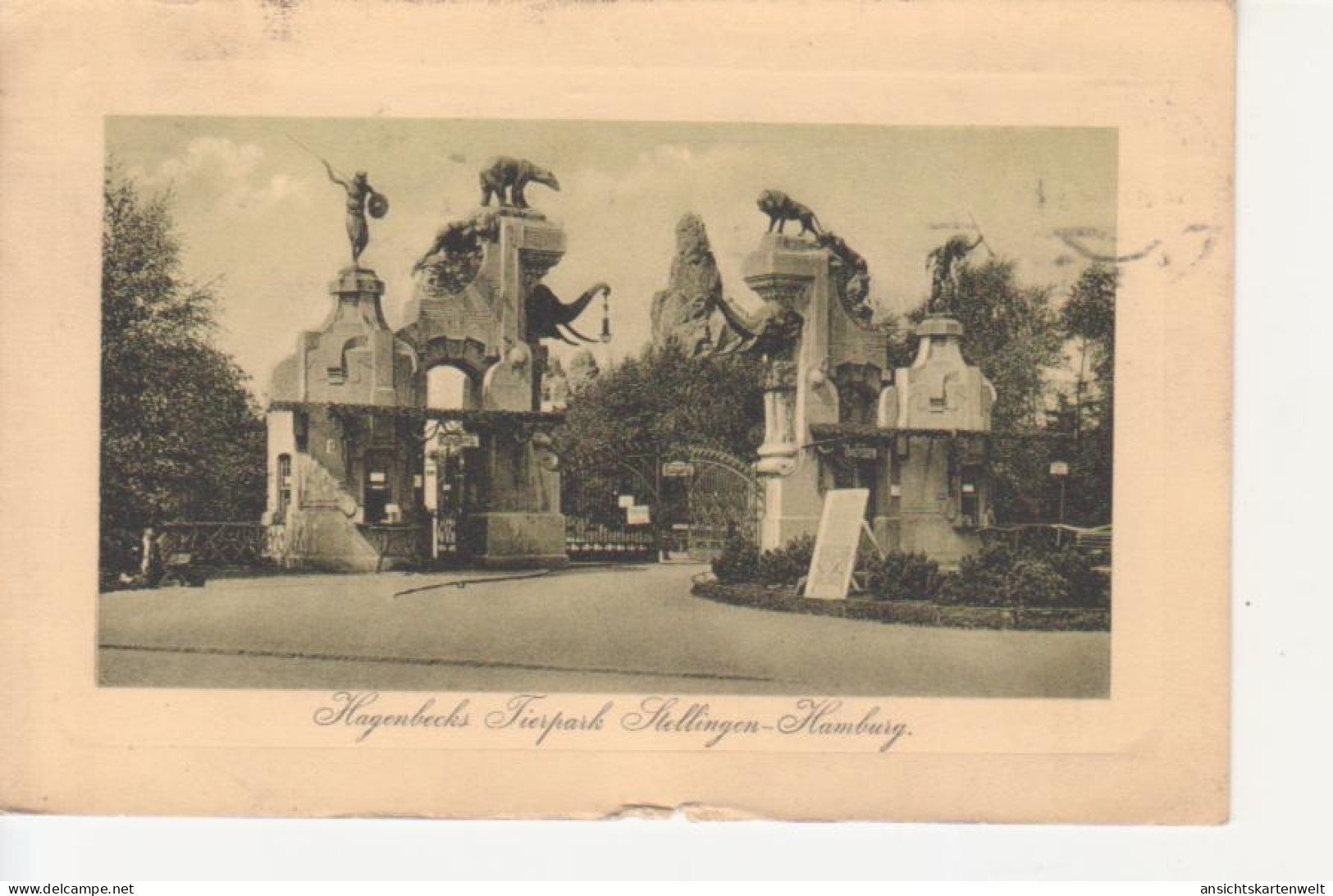 Hamburg-Stellingen Hagenbecks Tierpark Gl1913 #218.606 - Andere & Zonder Classificatie