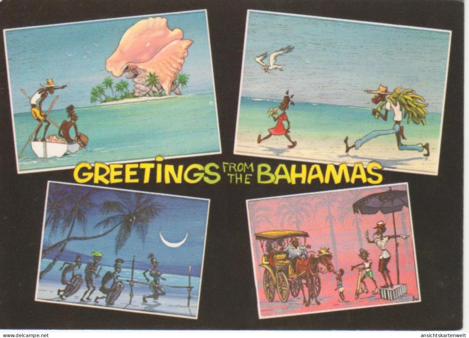 Greetings From The Bahamas Glca.1980 #218.372 - Otros & Sin Clasificación