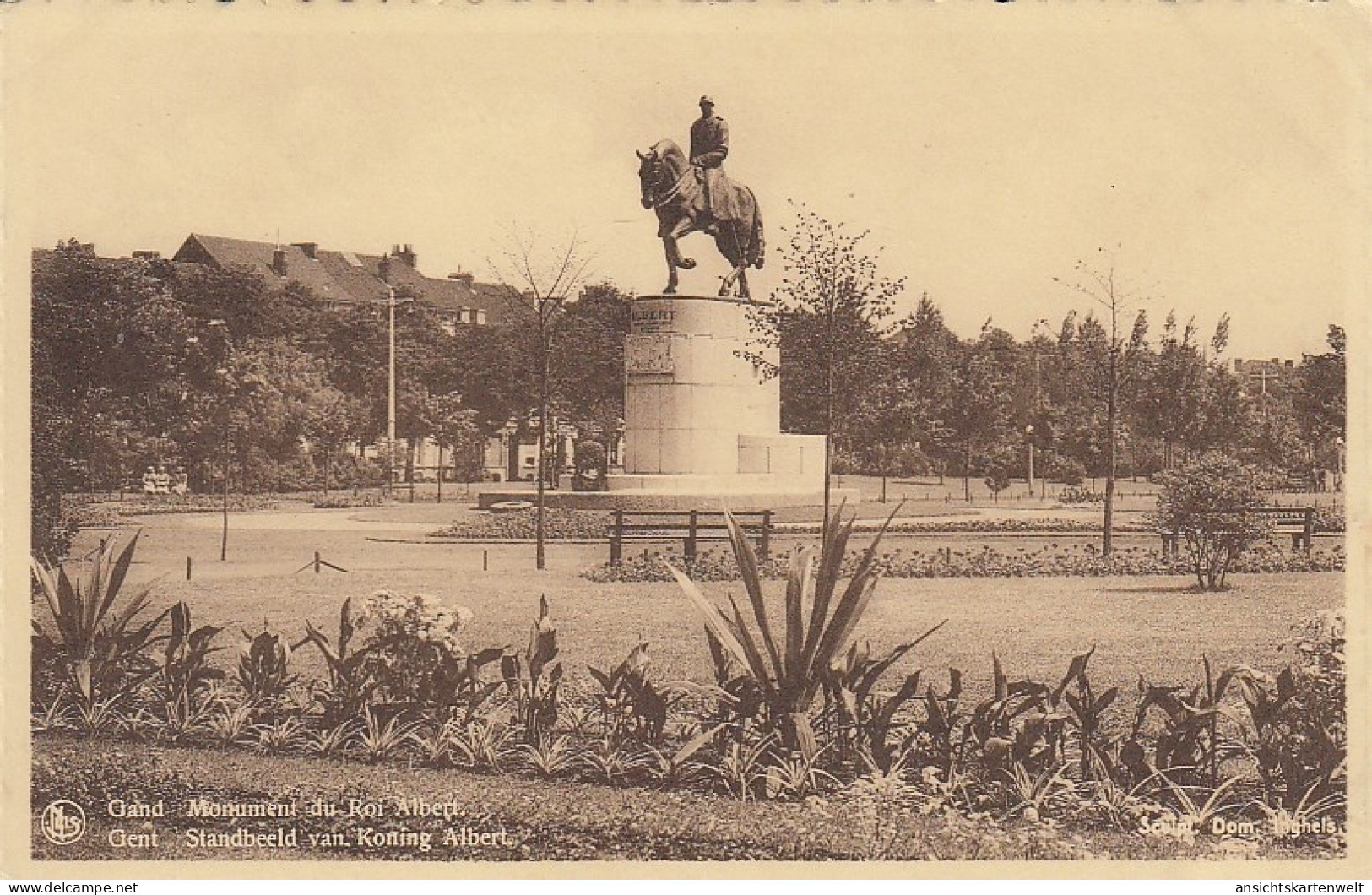 Gand, Monument Du Roi Albert Ngl #D1616 - Andere & Zonder Classificatie