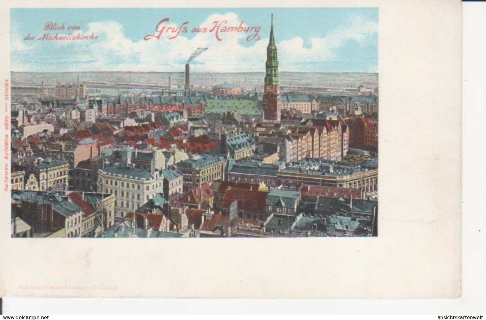 Hamburg Stadtpanorama Ngl #218.707 - Andere & Zonder Classificatie