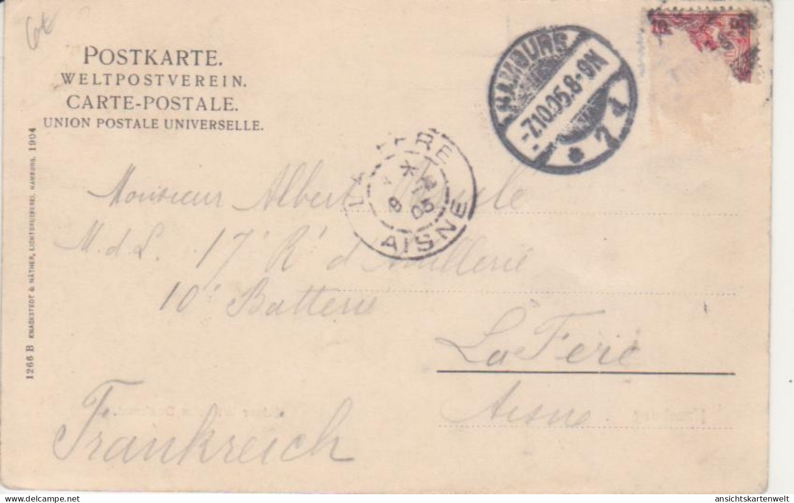 Hamburg Kaiser Wilhelm-Denkmal Gl1905 #219.173 - Other & Unclassified