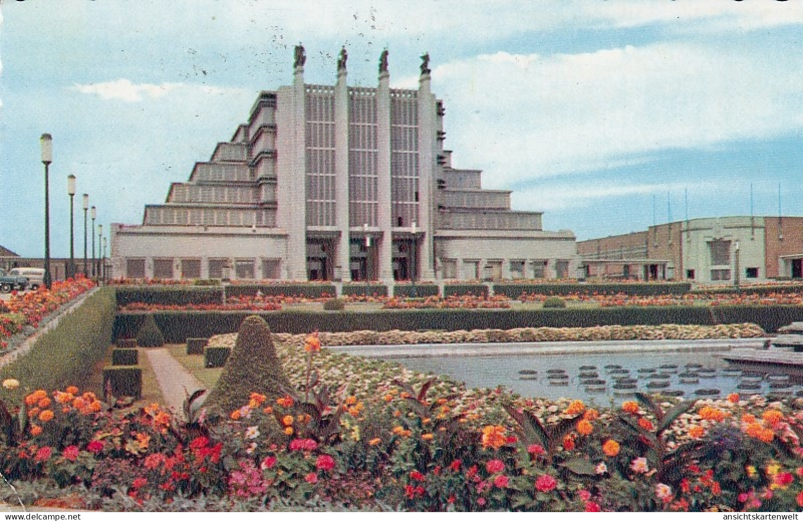 Bruxelles Palais Du Centenaire Gl1955 #D2142 - Autres & Non Classés