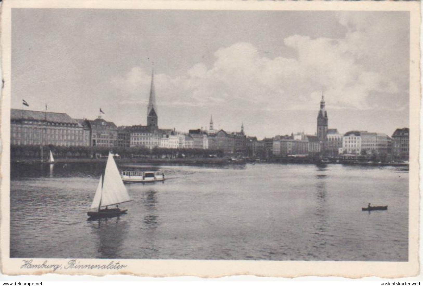 Hamburg Binnenalster Gl1936 #218.735 - Otros & Sin Clasificación