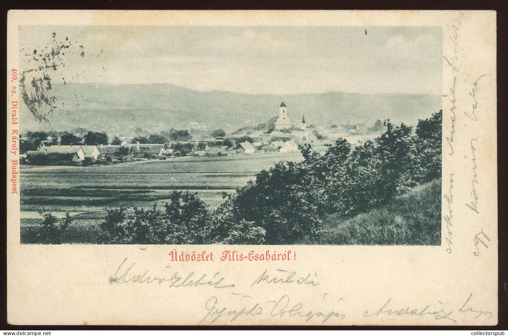 PILISCSABA 1900. Vintage Postcard - Hongrie