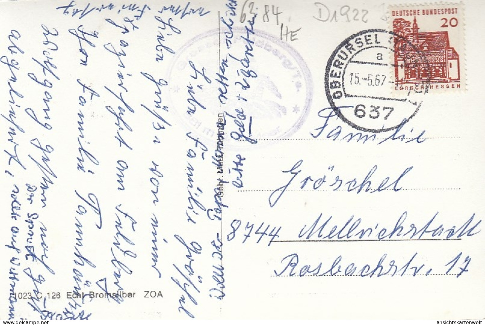 Der Schöne Taunus Mehrbildkarte Gl1967 #D1922 - Other & Unclassified