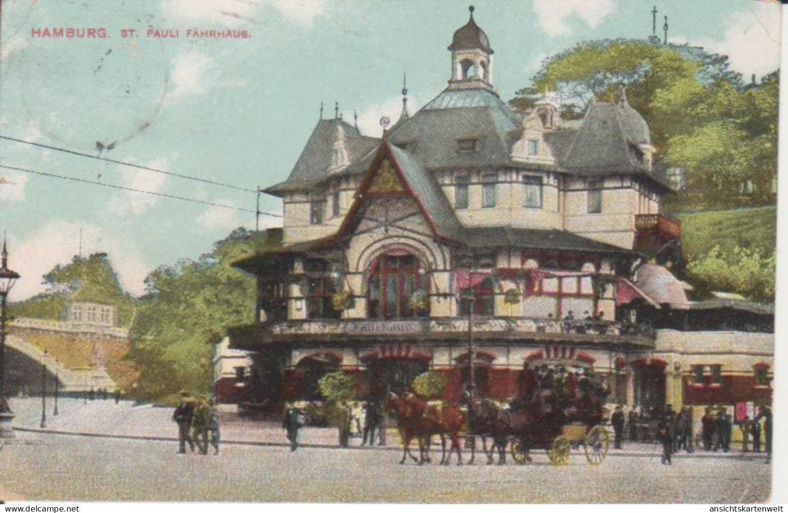 Hamburg St. Pauli Fährhaus Gl1917? #219.178 - Andere & Zonder Classificatie