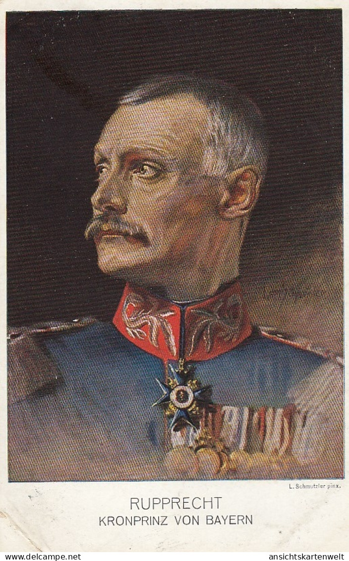 Kronprinz Rupprecht Von Bayern, Generalfeldmarschall Feldpgl1915 #D2376 - Familles Royales
