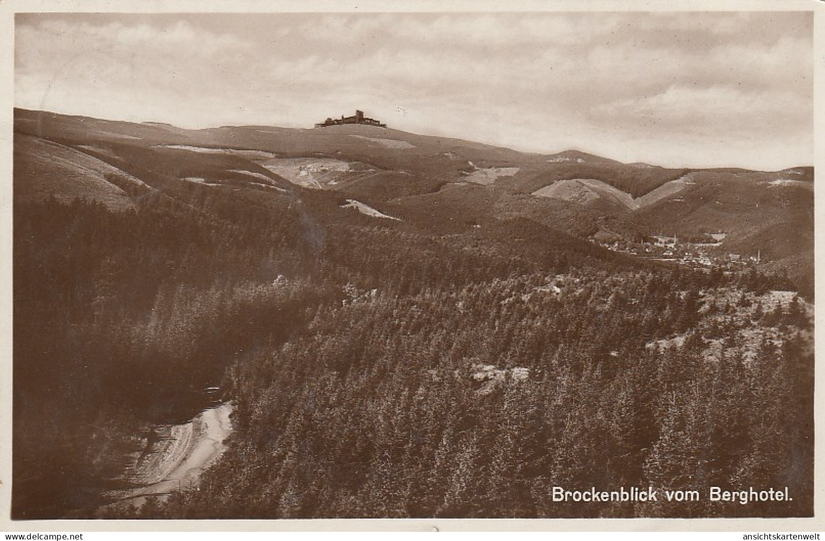 Brocken-Blick Vom Berghotel Gl1930 #D2222 - Other & Unclassified