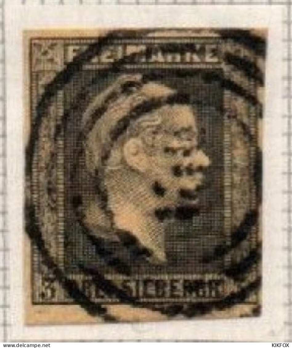 ALTDEUTSCHLAND , PREUSSEN, 1850, MI 4, 3 SGR, KÖNIG FRIEDRICH WILHELM LV, GESTEMPELT, OBLITERE 136 BISLICH - Used