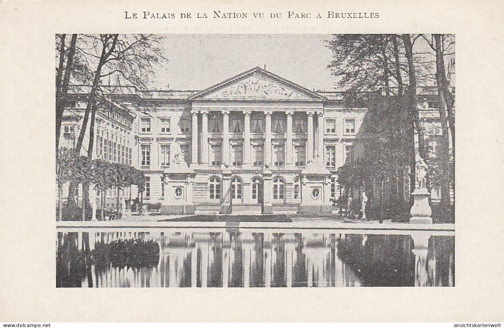 Bruxelles La Palais De La Nation Vu De Parc Ngl #D2952 - Autres & Non Classés