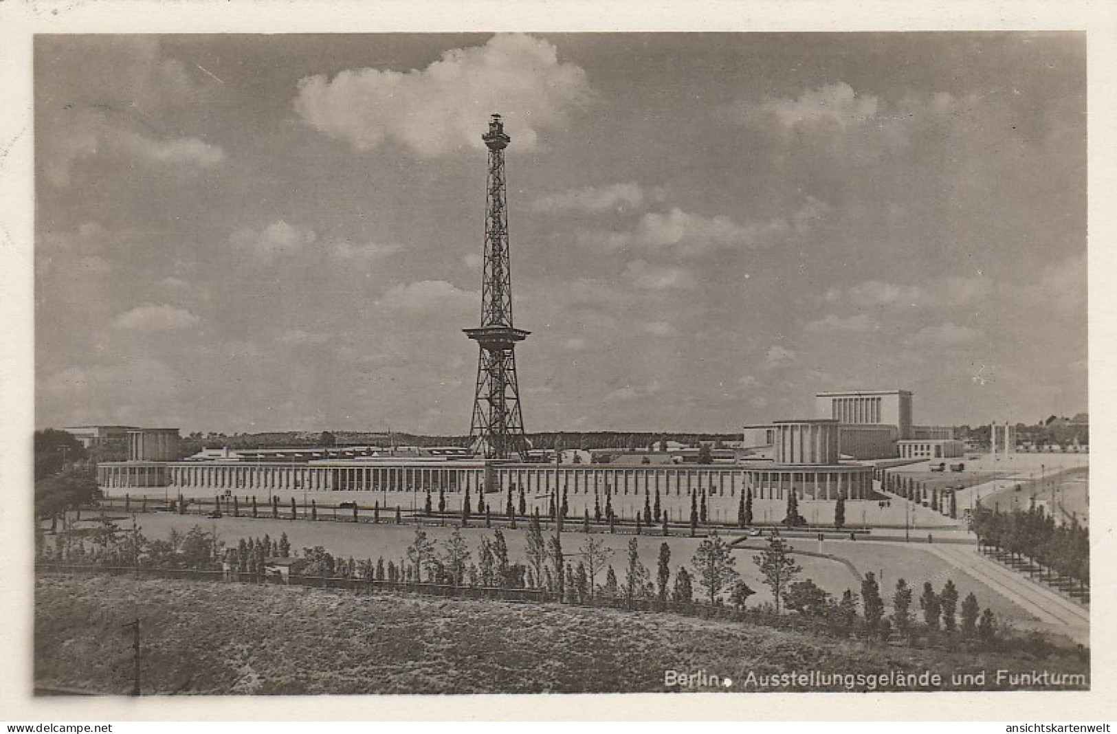 Berlin Funkturm Und Ausstellungsgelände Gl1952 #D3351 - Other & Unclassified