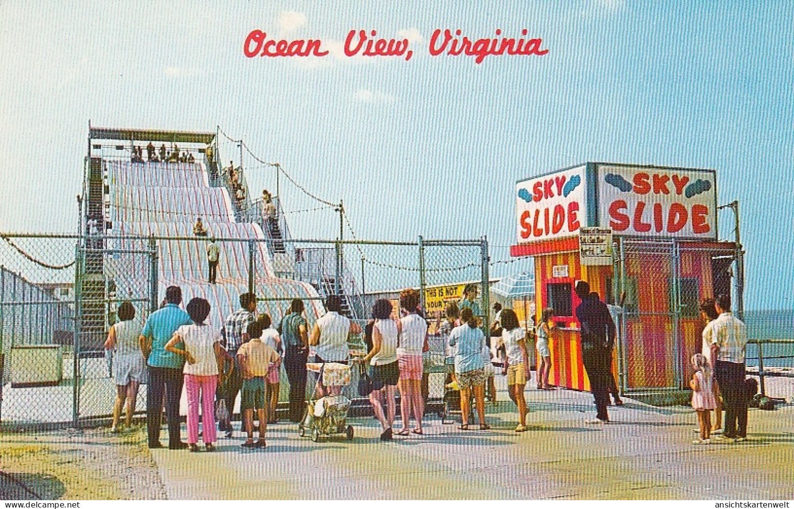 Norfolk Virginia Sky Slide Ngl #D2846 - Altri & Non Classificati