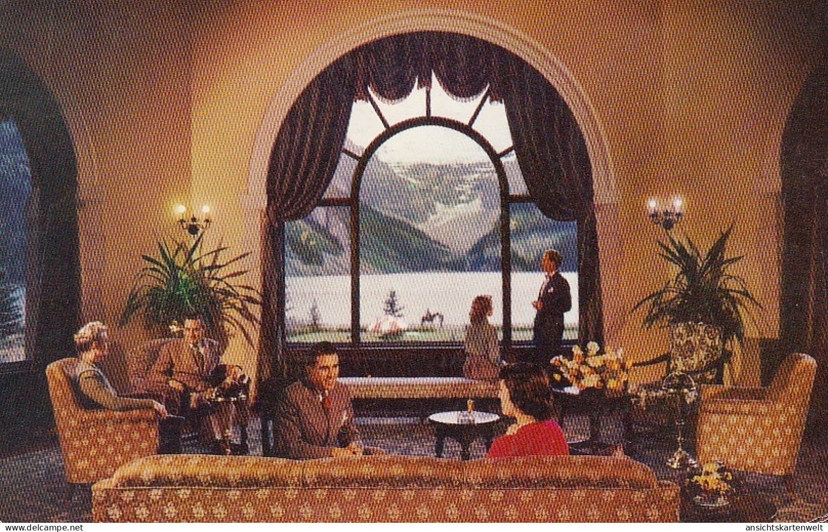 The Lounge CHateau Lake Louise Banff Nat.Park Canadien Rockies Gl1997? #D2845 - Ohne Zuordnung