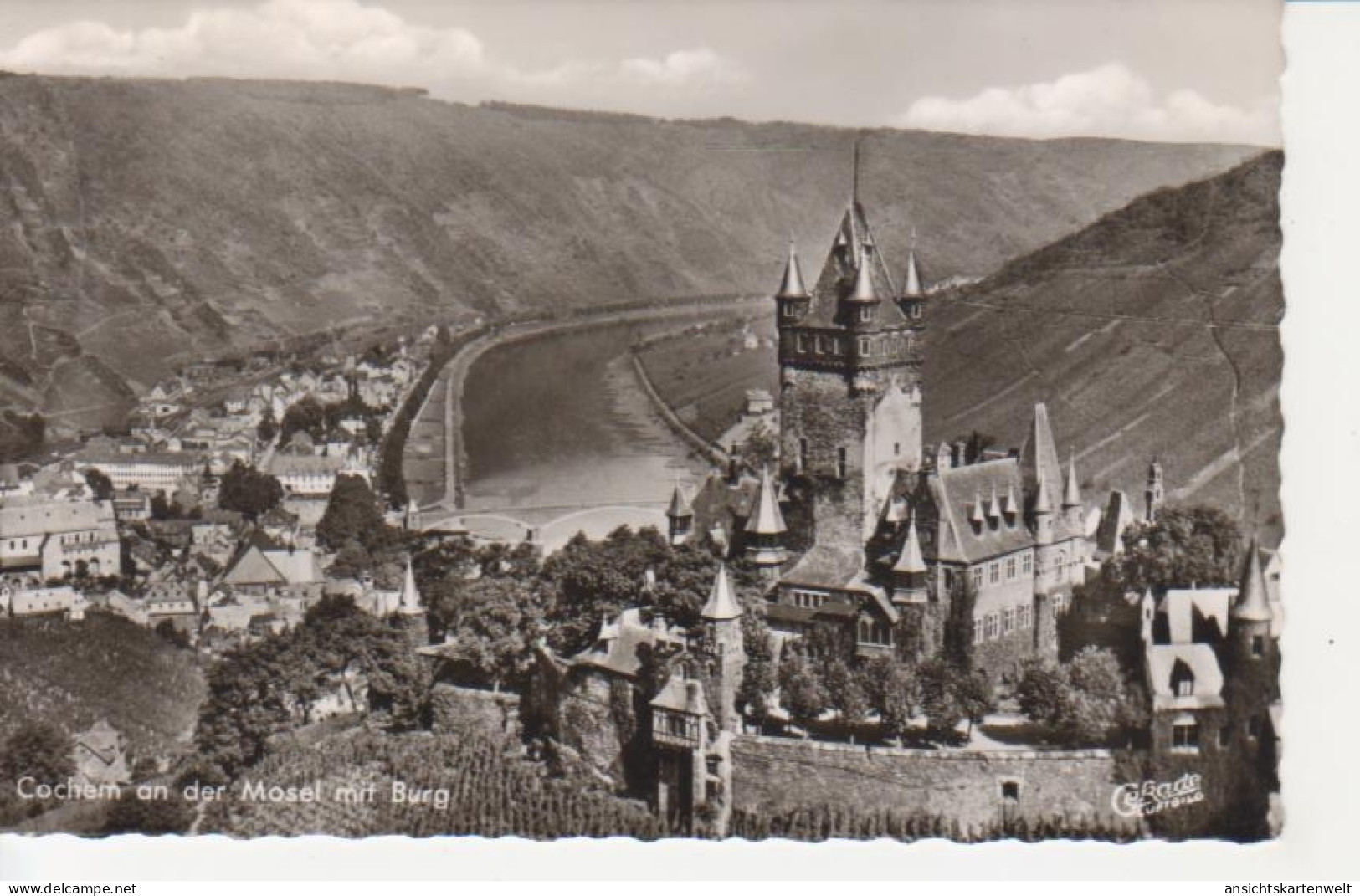 Cochem A.d. Mosel Panorama Mit Burg Ngl #219.475 - Andere & Zonder Classificatie