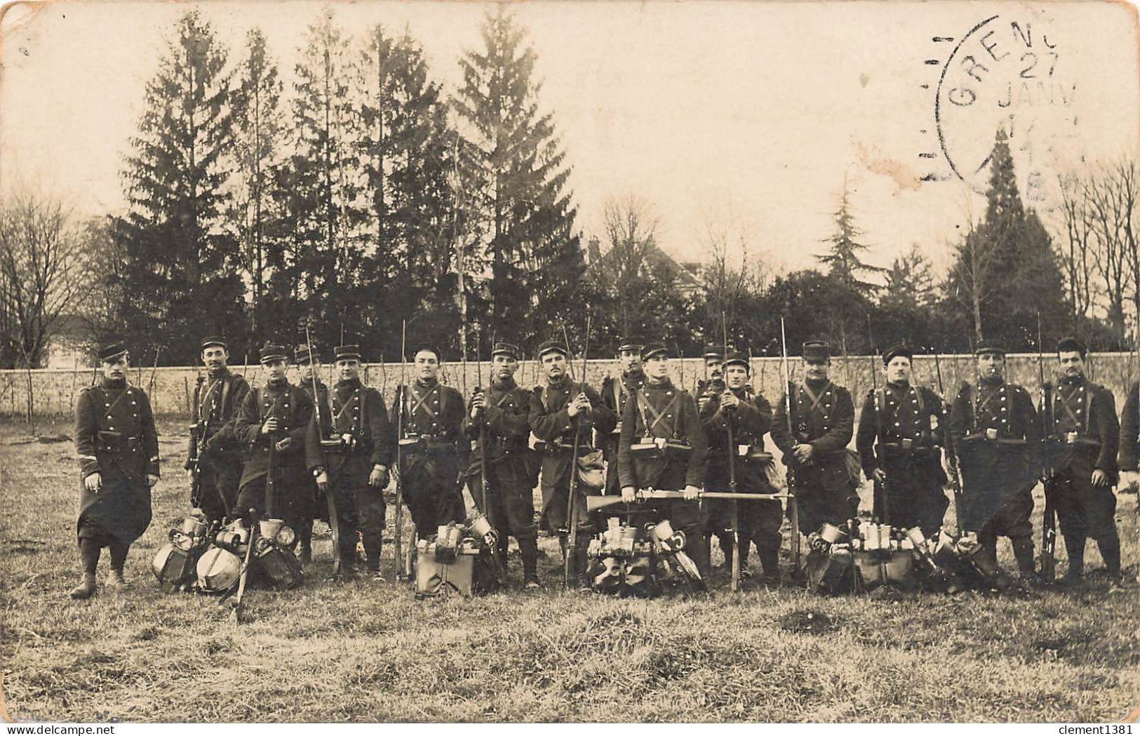Militaria WW1 Guerre 1914 1918 Carte Photo Soldats Militaires - Oorlog 1914-18