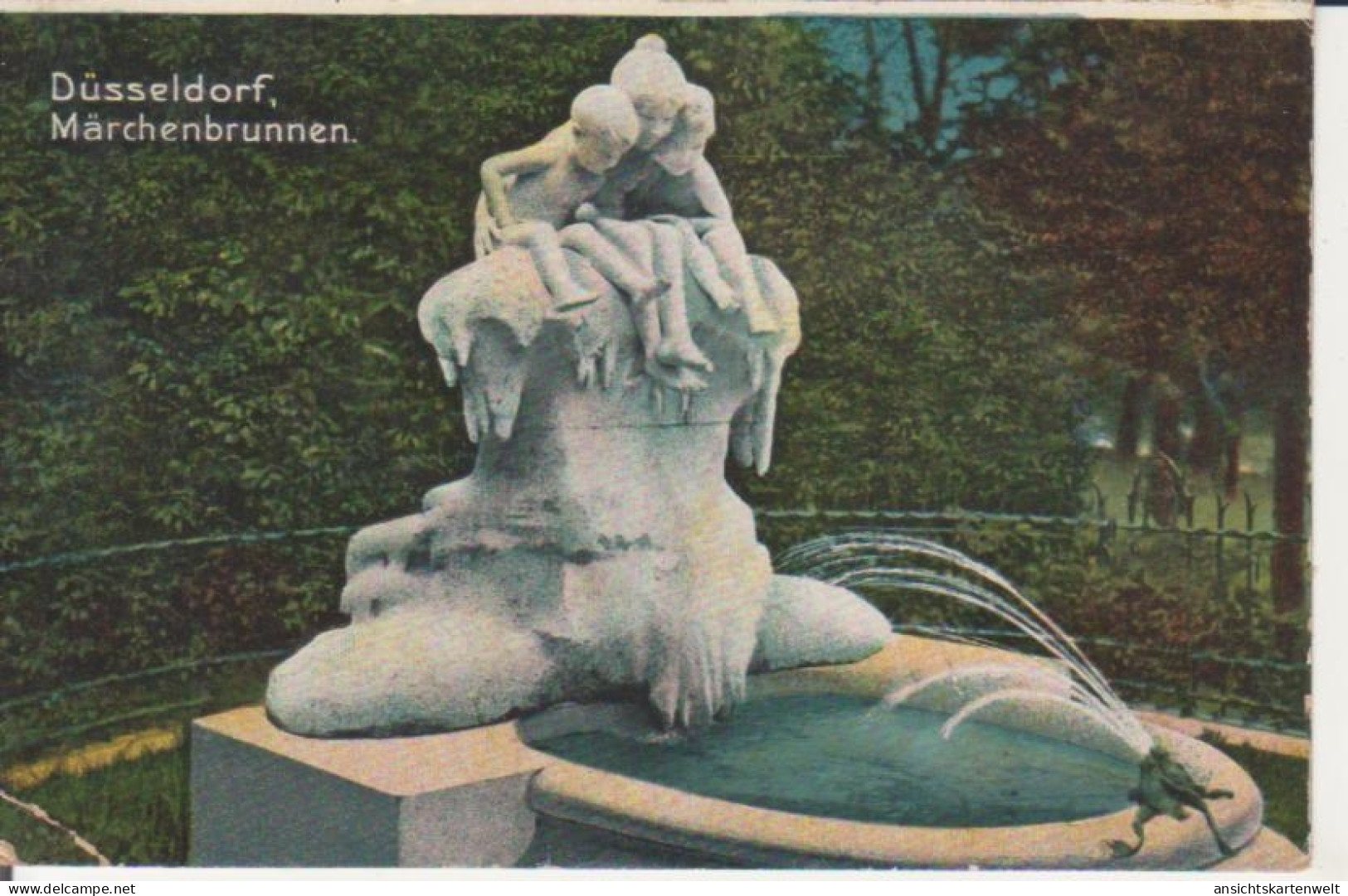 Düsseldorf Märchenbrunnen Feldpgl1918 #219.801 - Autres & Non Classés