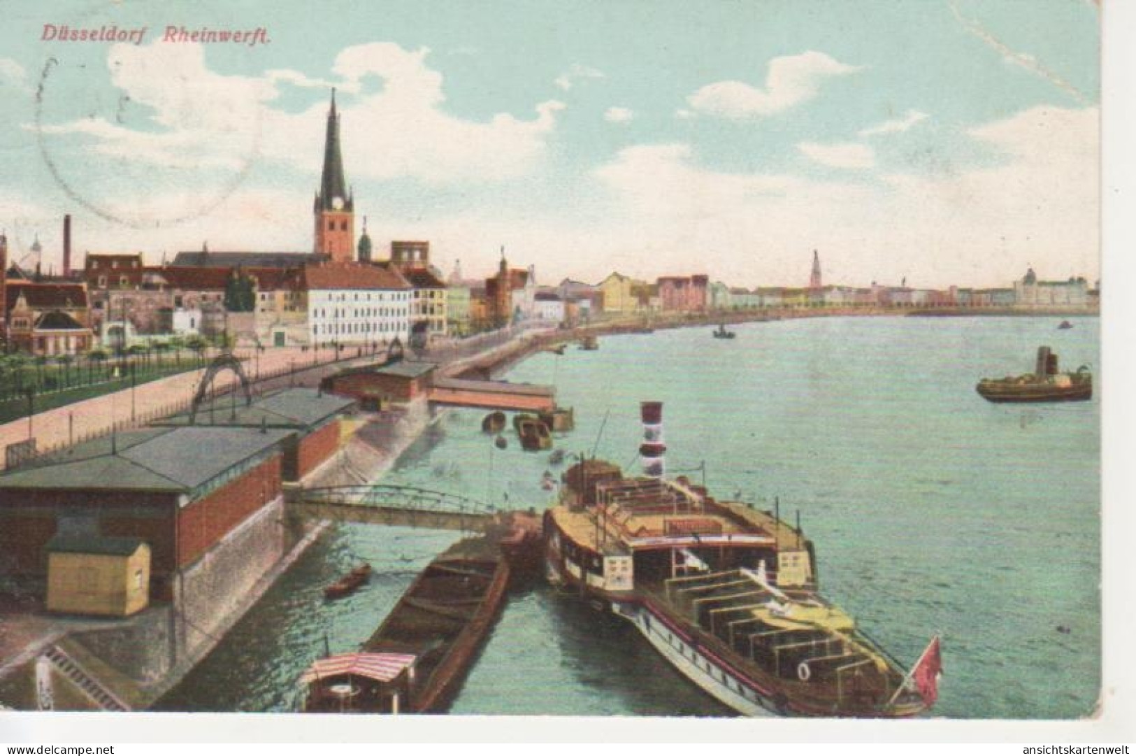 Düsseldorf Rheinwerft Gl1908 #219.838 - Autres & Non Classés