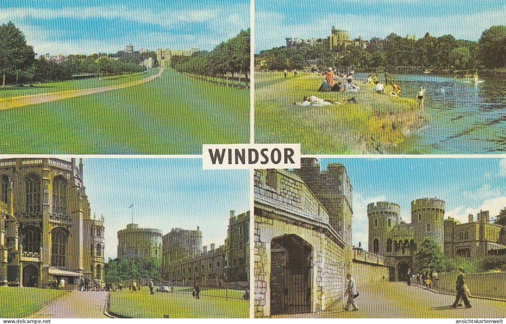 Windsor In 4 Bildern Gl1972? #D3037 - Autres & Non Classés