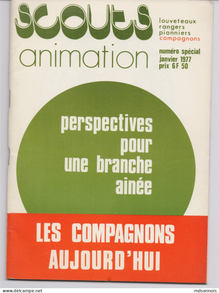 Livret Scouts Animation Louveteaux Rangers Pionniers Octobre 1977 Poids Du Livret 70g - Scoutisme