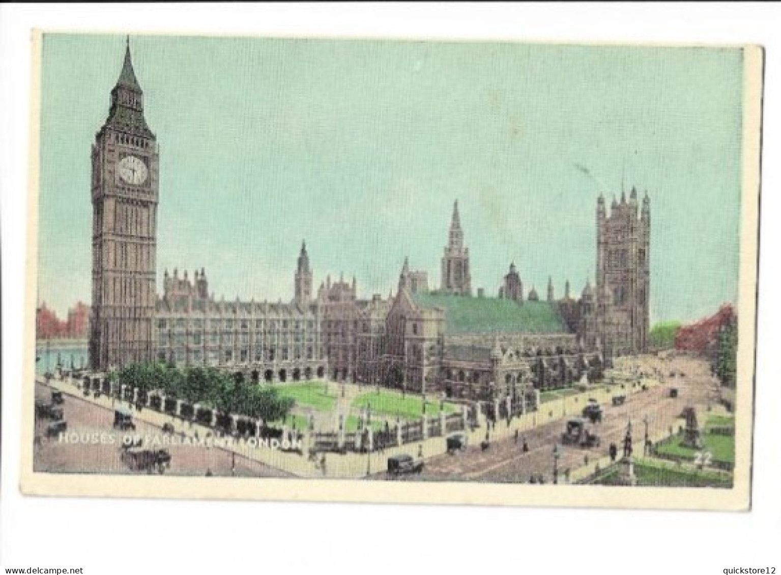 Trafalgar Square, London/Houses Of Parliament, London  -  6923 - Andere & Zonder Classificatie