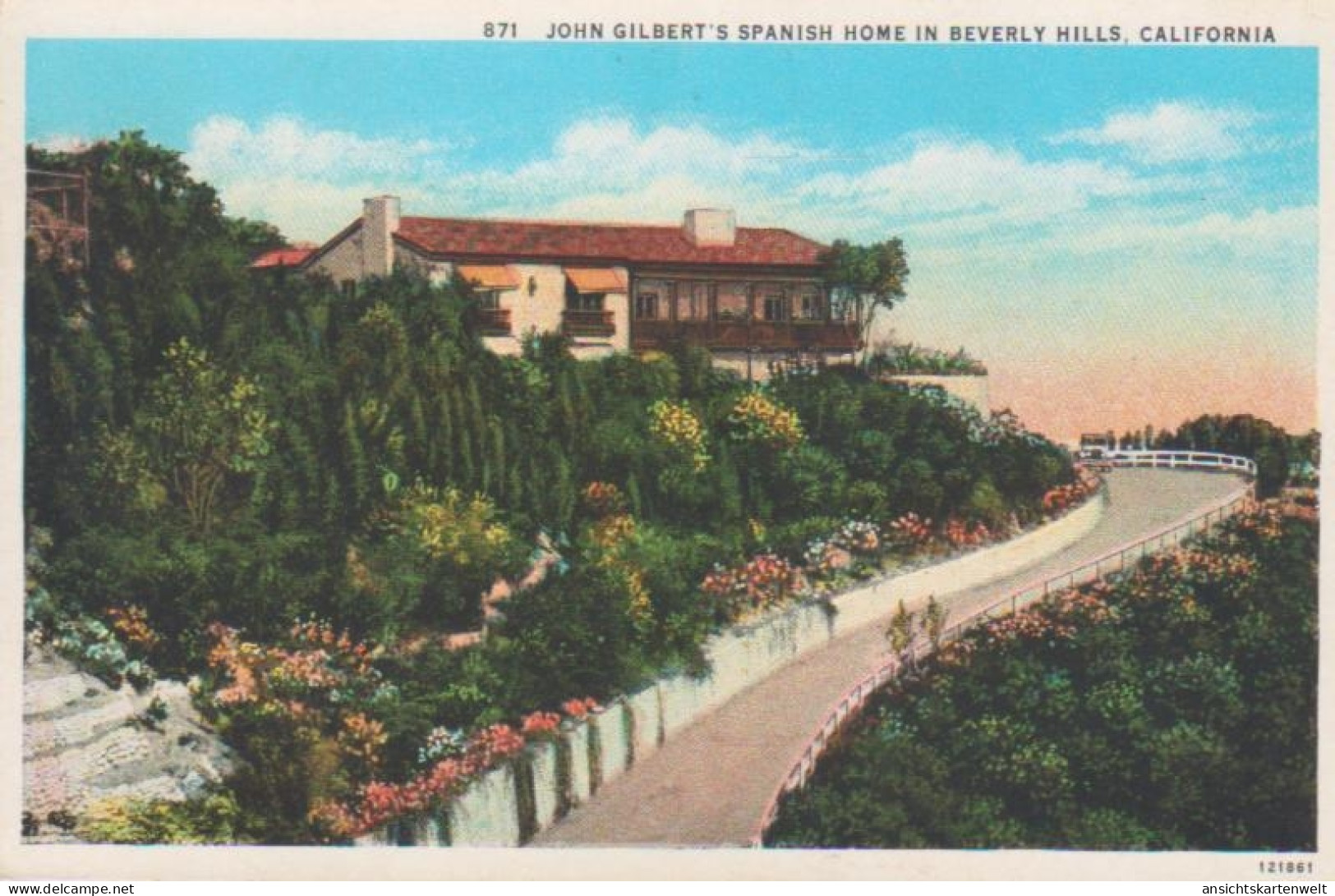 Beverly Hills CA - John Gilbert's Spanish Home Ngl #220.207 - Other & Unclassified