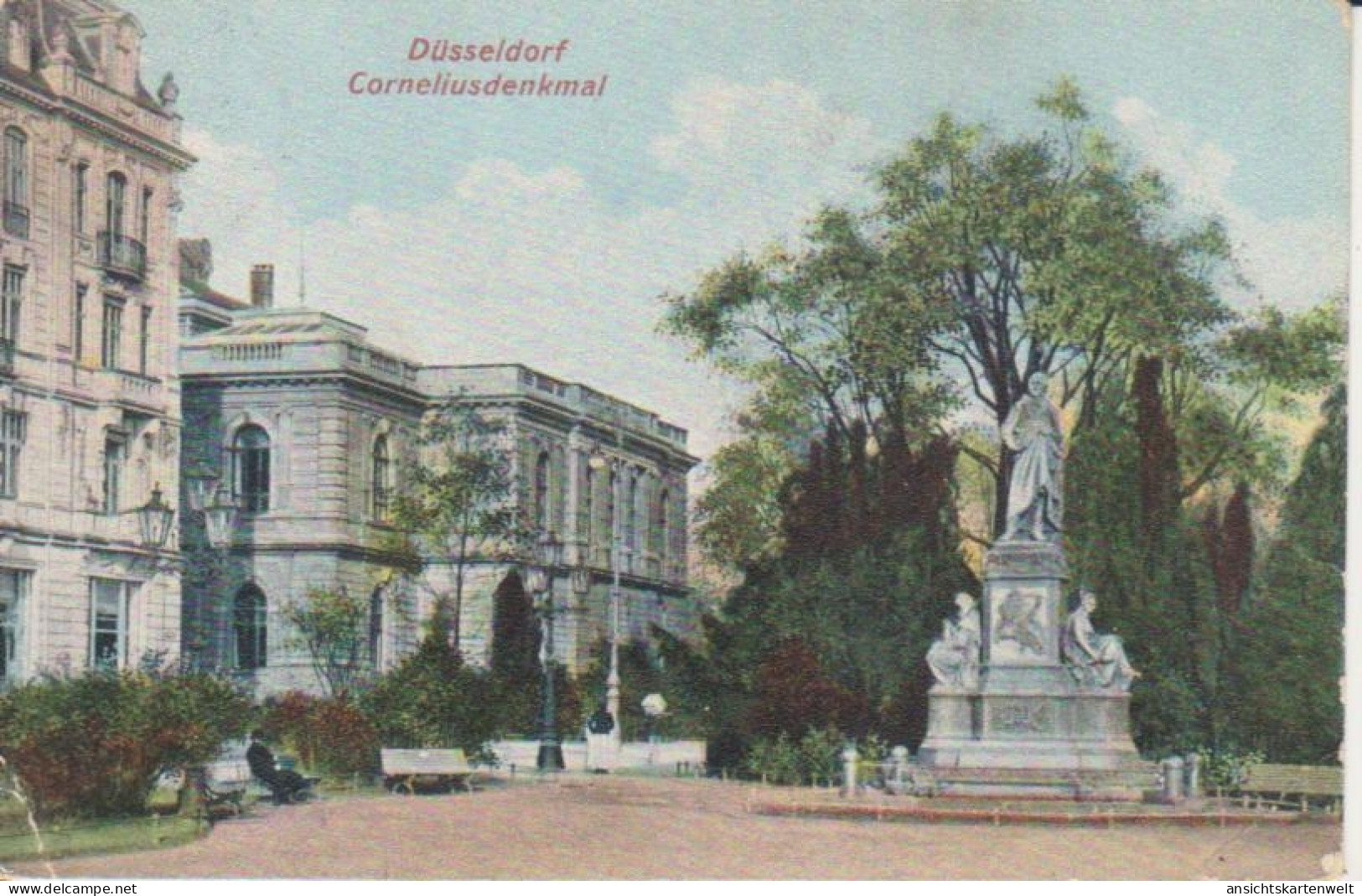 Düsseldorf Corneliusdenkmal Gl1907 #219.847 - Autres & Non Classés